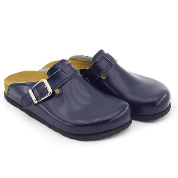 Terlik barevná a zdravotni  korková/EVA obuv – pantofle tmavě-modré Milé Korkové pantofle cerne pantofle