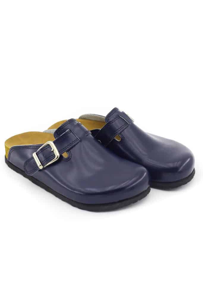 Terlik farbige und medizinische Kork/EVA-Schuhe – Hausschuhe dunkelblau Medizinische schuhe nur für zu hause Arbeitsschuhe
