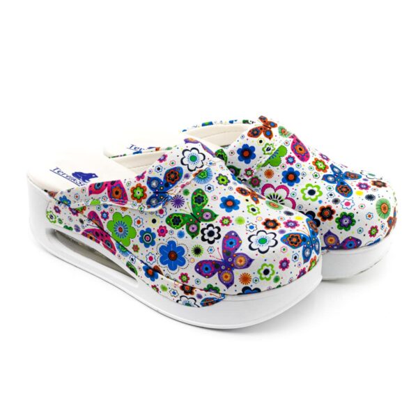 Terlik barevní a zdravotni AIR obuv - pantofle motýly