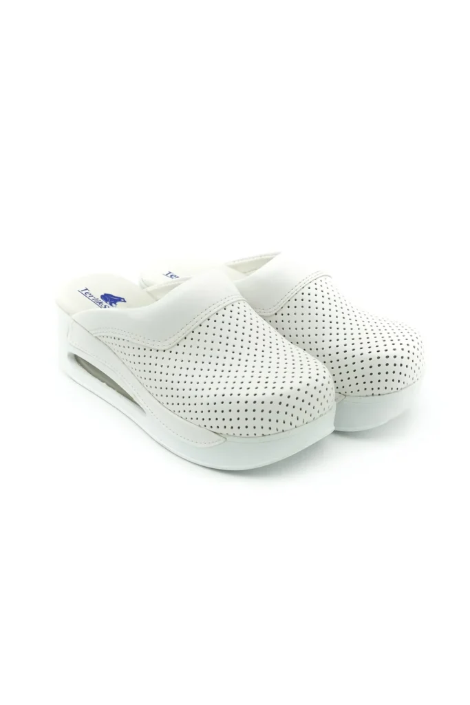 Terlik barevné a zdravotni AIR obuv - pantofle bílá