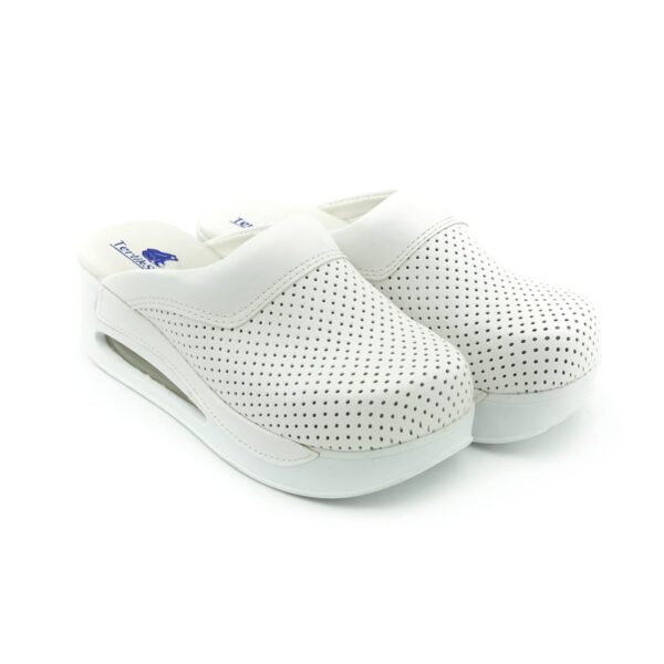 Terlik barevné a zdravotni AIR obuv - pantofle bíle