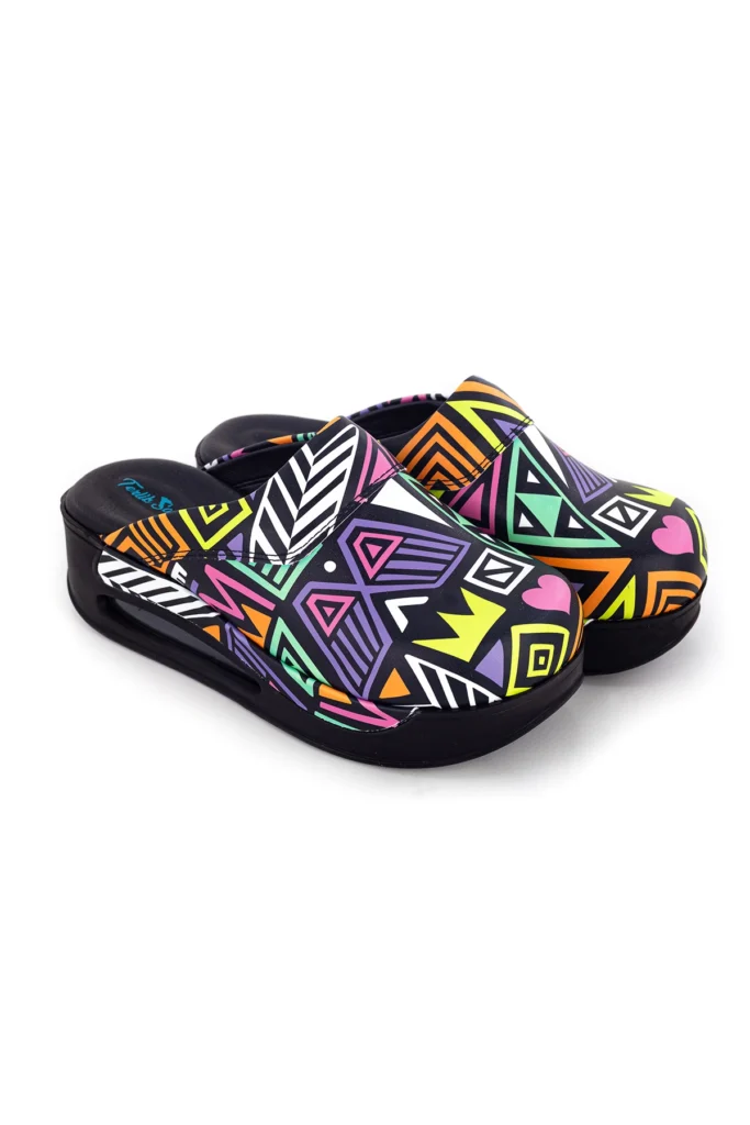 Terlik barevní a zdravotni AIR obuv – pantofle Abstrakt Moderní pantofle air nazouvaky