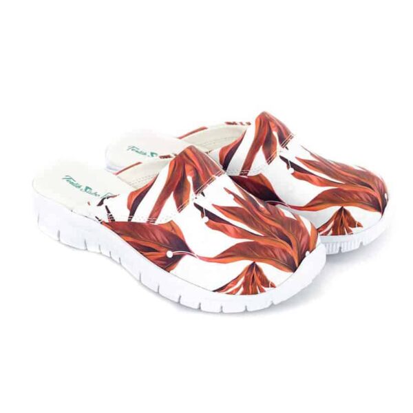 Terlik farbenfrohe und medizinische COMFORTFLEX-Schuhe – Hausschuhe Blätter Bequeme Comfortflex-Schuhe comfortflex