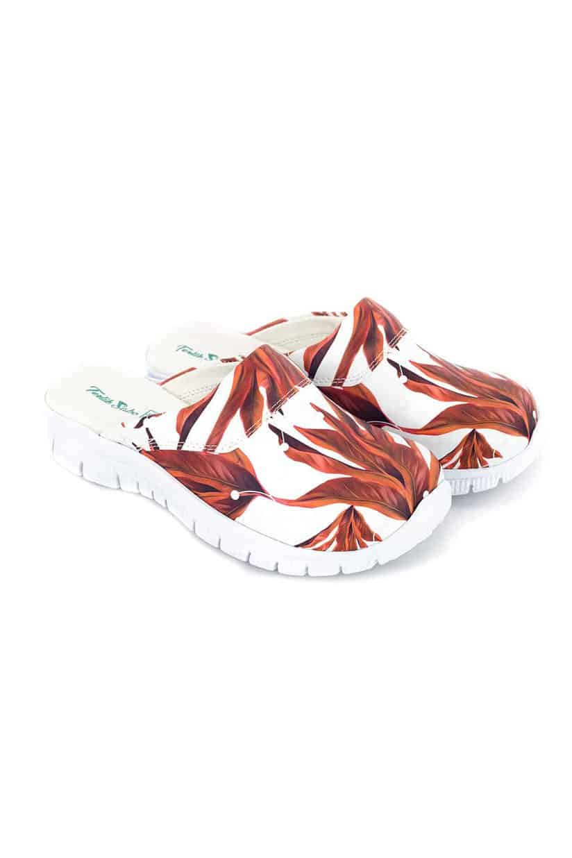 Terlik farbenfrohe und medizinische COMFORTFLEX-Schuhe – Hausschuhe Blätter Bequeme Comfortflex-Schuhe comfortflex 5