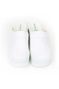 Terlik stylová a zdravotni AIR obuv - pantofle hladká bílá 2