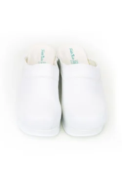 Terlik stylová a zdravotni AIR obuv - pantofle hladká bílá 2