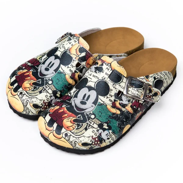 Terlik barevná a zdravotni korková/EVA obuv – pantofle mickey mouse Milé Korkové pantofle barevne pantofle