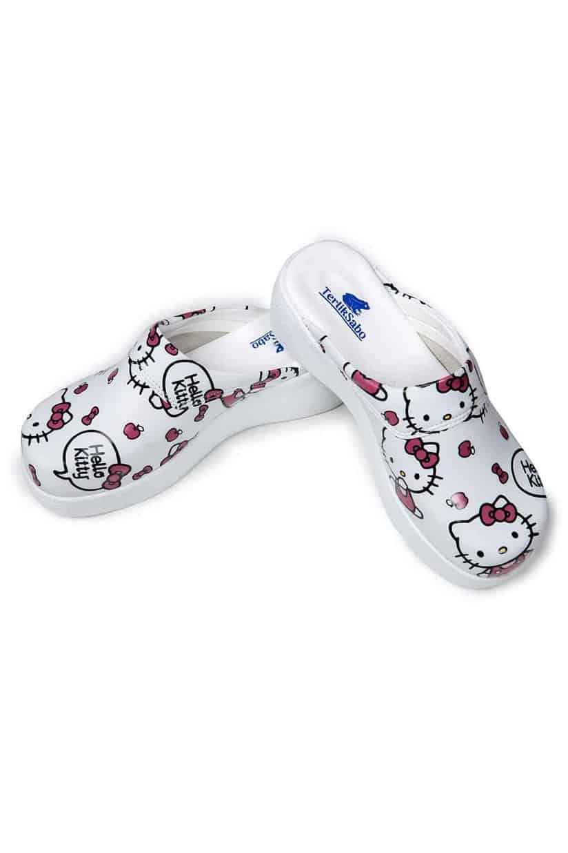 Terlik bunte und gesunde COMFY X Schuhe – Hausschuhe Darling Hello Kitty Hausschuhe von Beruf Arbeitsschuhe 4