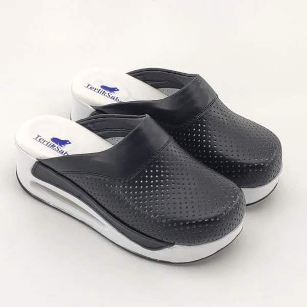Terlik barevné a zdravotni AIR pantofle – obuv černo -bílá Moderní pantofle air pantofle