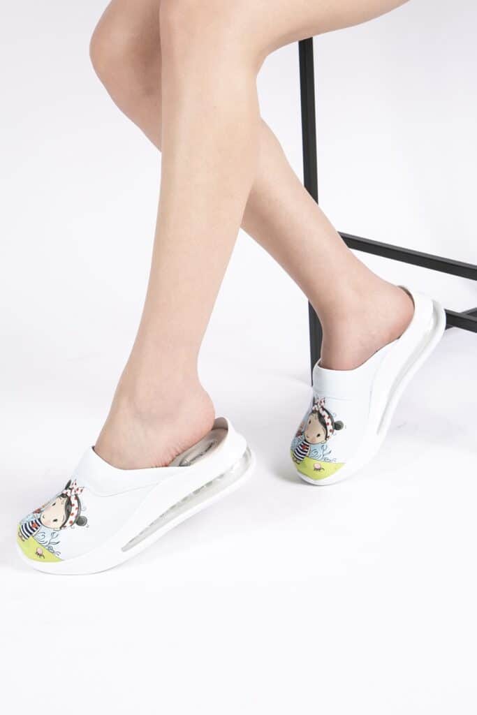 Terlik barevní a zdravotni AIR LIGHTY obuv – cute girl Moderní pantofle air nazouvaky