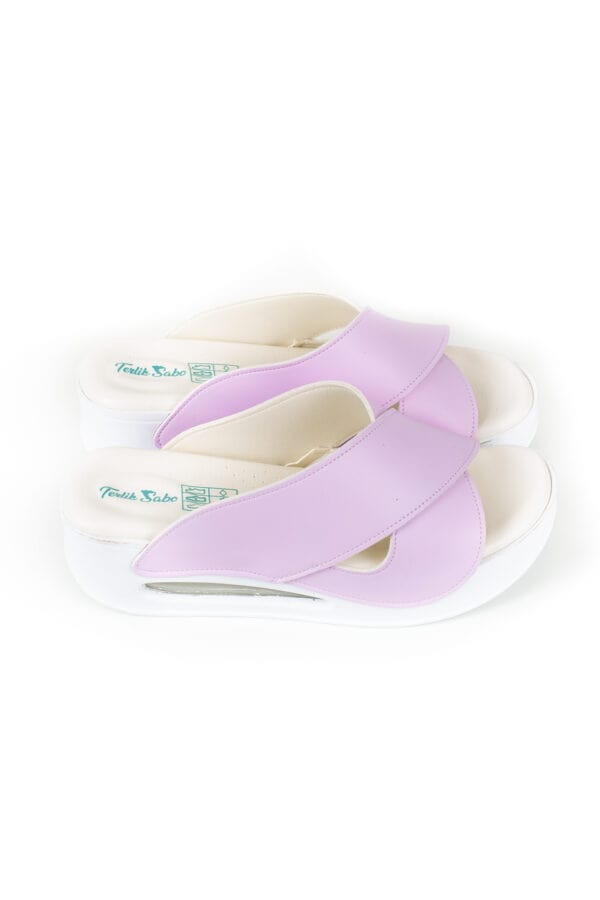 Terlik otevřená barevná AIR obuv – Lilac Moderní pantofle air nazouvaky
