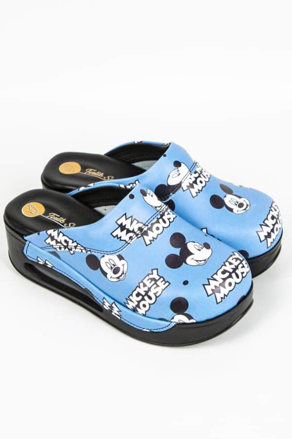 Terlik barevné a zdravotni AIR pantofle – obuv modro černe mickey mouse Moderní pantofle air nazouvaky