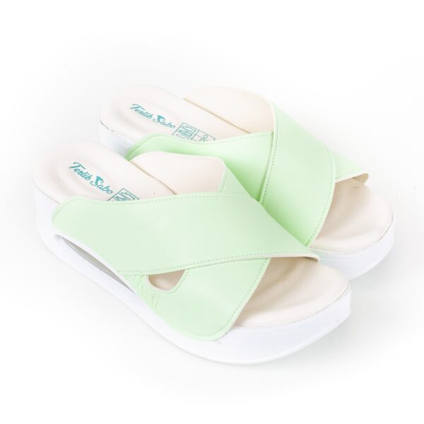 Terlik otevřená barevná AIR obuv - Mint zelená