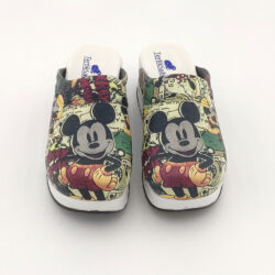 Terlik barevní a zdravotni AIR obuv – pantofle mickey mouse bíle